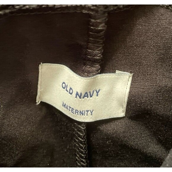 New Old Navy Maternity Pants‎ Black Velvet Leopard Print Women's Large - Picture 6 of 6